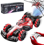Spider RC Car 1:16 2.4GHz 360° Rotation LED Lights Spray Function Toy for Kids 3
