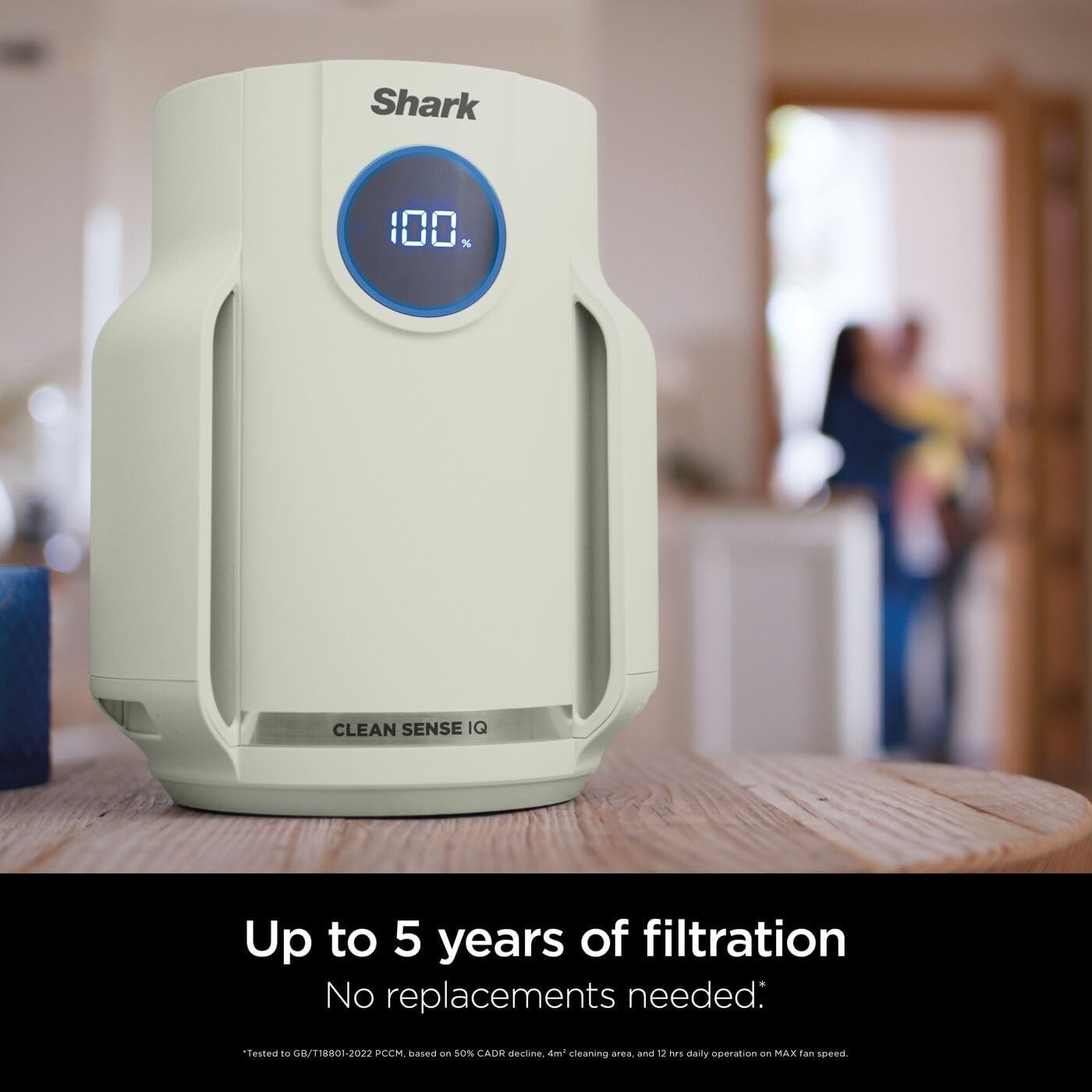 Quiet HEPA Air Purifier 23m² 5-Year Filter Dust Pollen Pet Dander