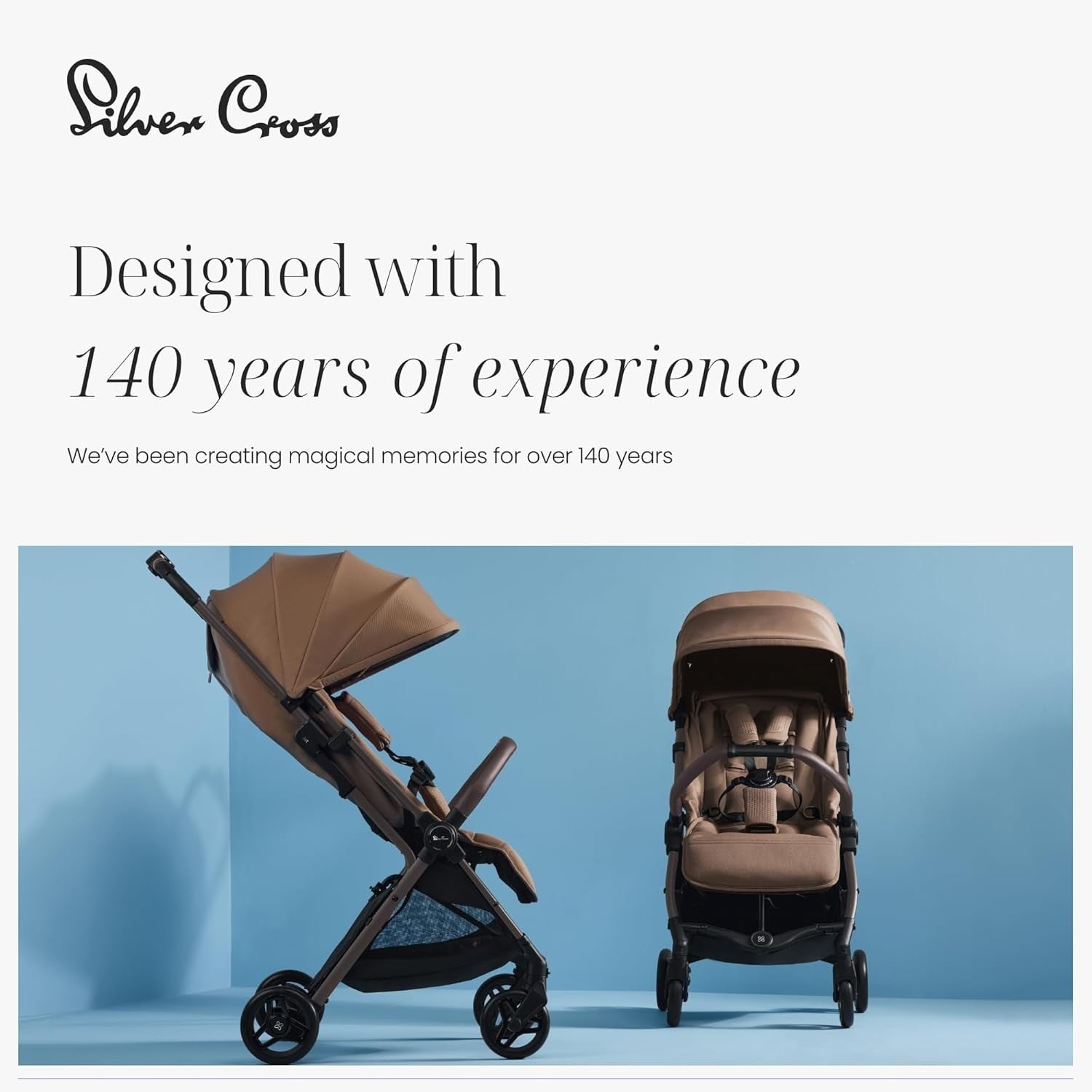 Ultra Compact Cabin Pushchair Lie-Flat Fold Travel Buggy Newborn–22kg