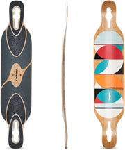 Dervish Sama Bamboo Longboard Deck 9" Width 75mm Wheels Flex 3 Performance