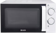 20L Stainless Steel Microwave Oven 700W White with 6 Power Levels