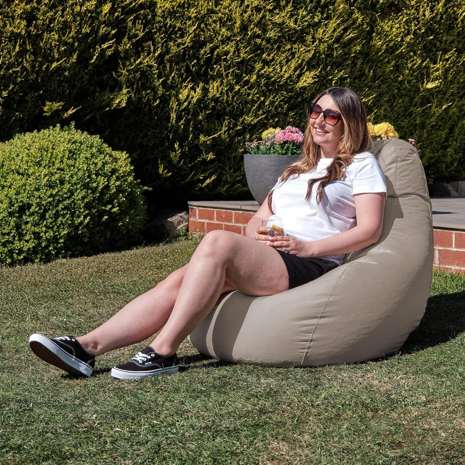 Waterproof Outdoor Bean Bag Chair Recliner Seat Garden Gaming Lounger