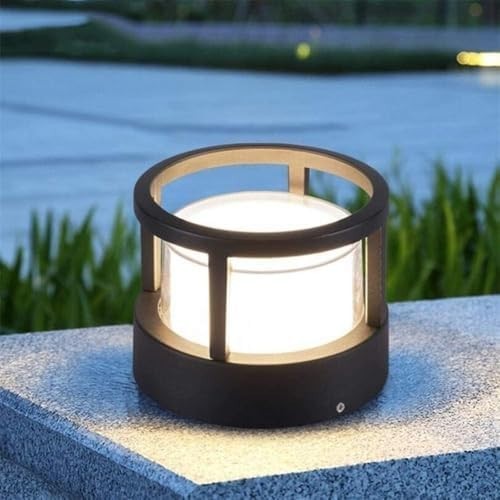 Waterproof LED Outdoor Post Lantern, Aluminum Garden Light, IP65, E27
