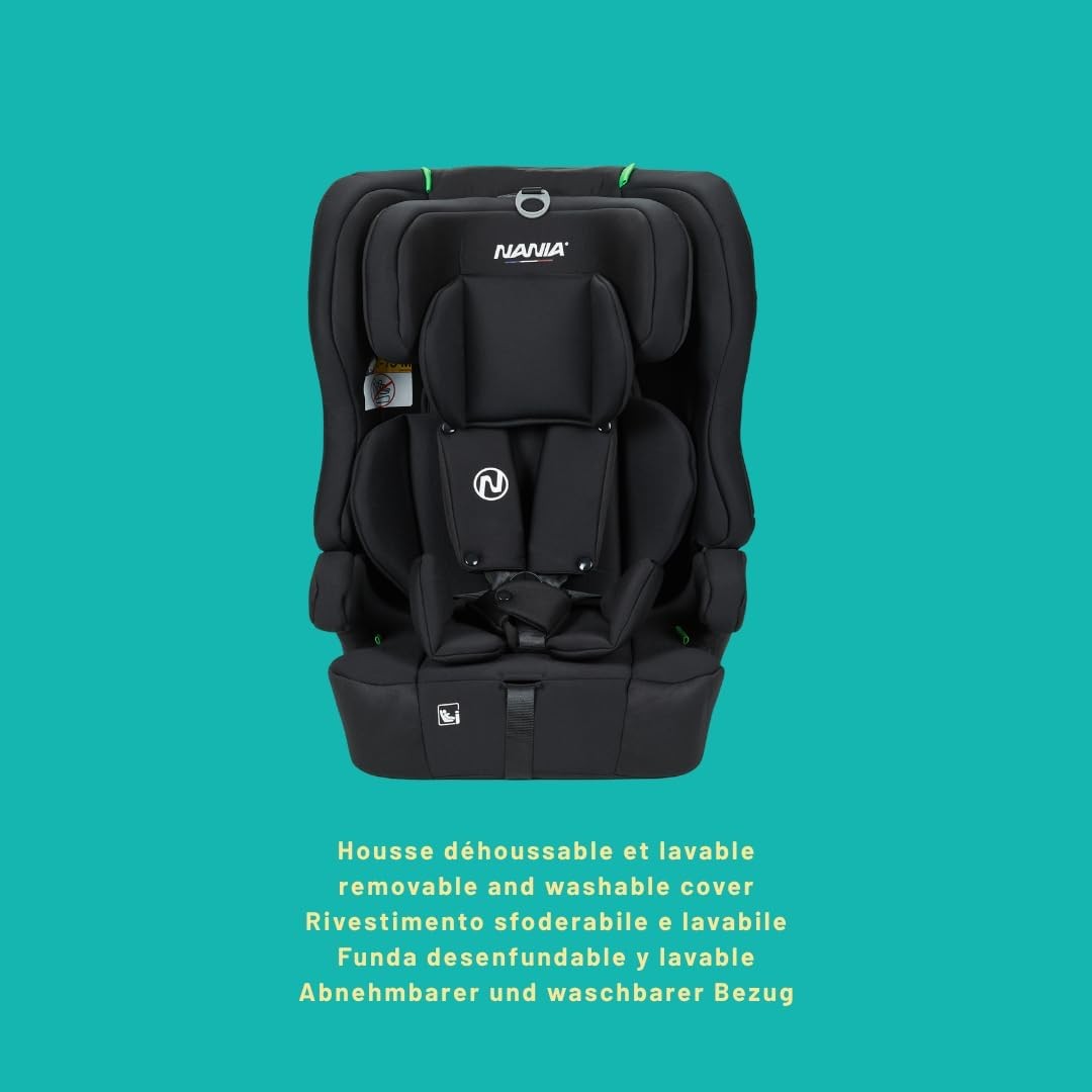 ISOFIX Child Car Seat i-Size Group 1/2/3 76–150cm 5-Point Harness