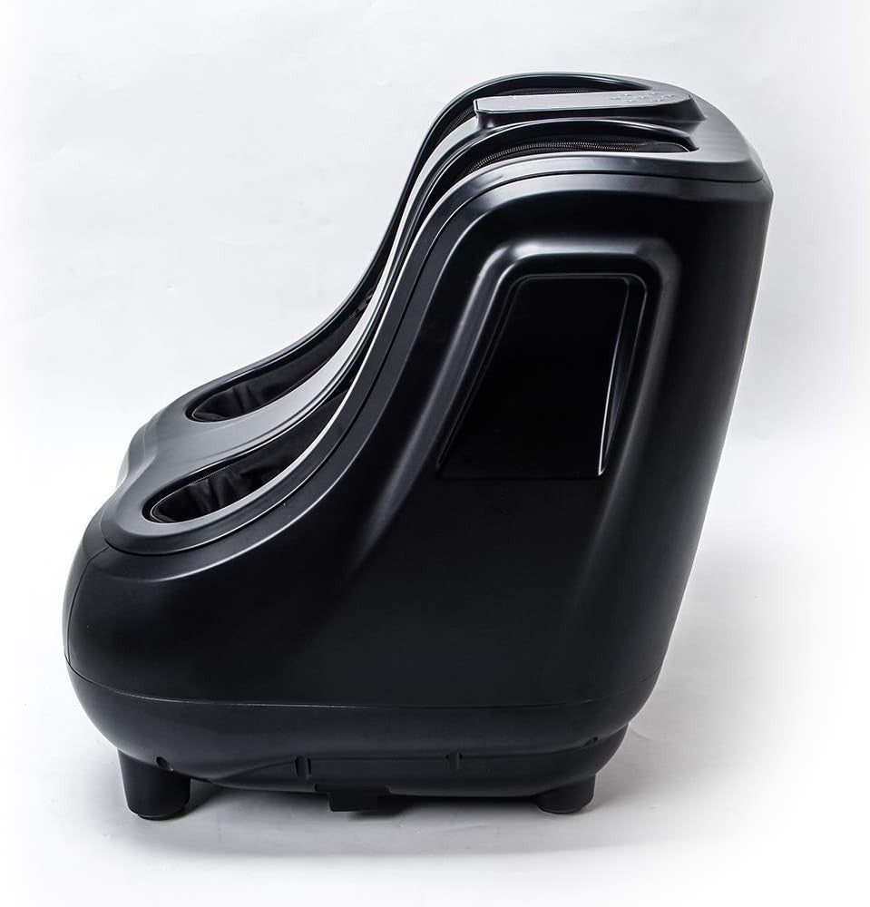Foot & Leg Massager with Heat, Compression & Kneading Therapy – Black