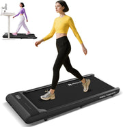 Compact Under Desk Treadmill 6KM/H AI Coaching LED Display Home Office