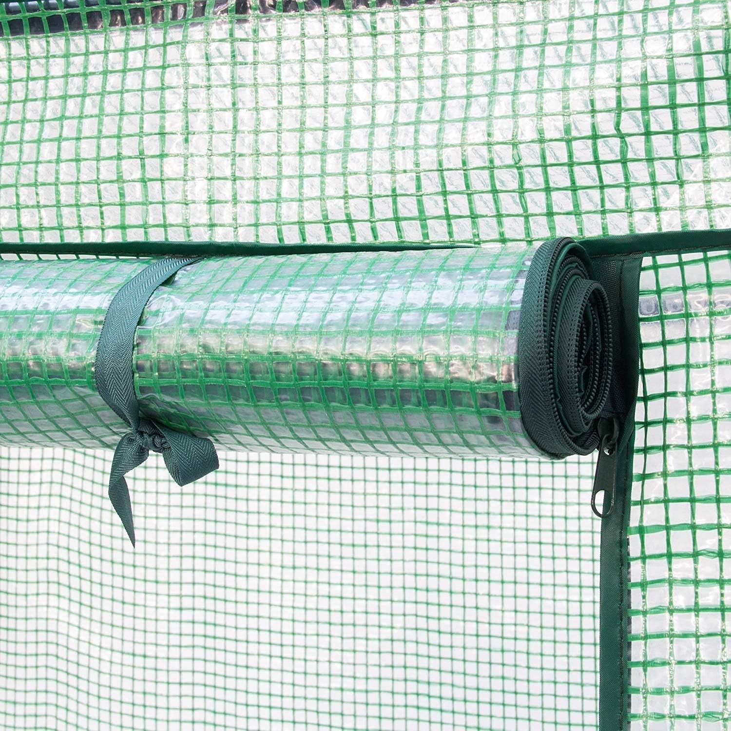 Reinforced Tomato Greenhouse with Heavy-Duty UV Cover & Steel Frame 150x100x50cm