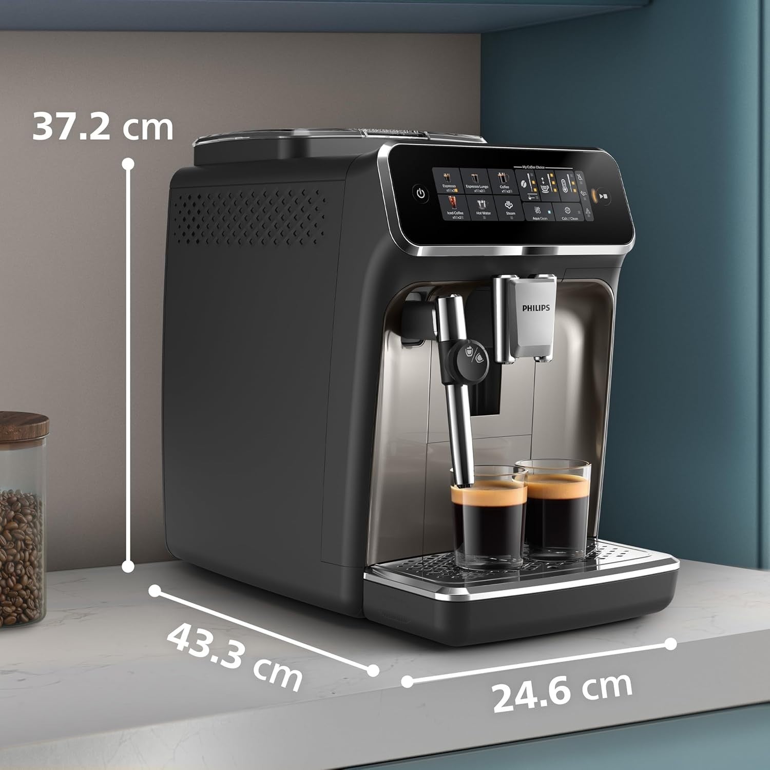 Automatic Bean to Cup Coffee Machine | 5 Hot & Iced Drinks