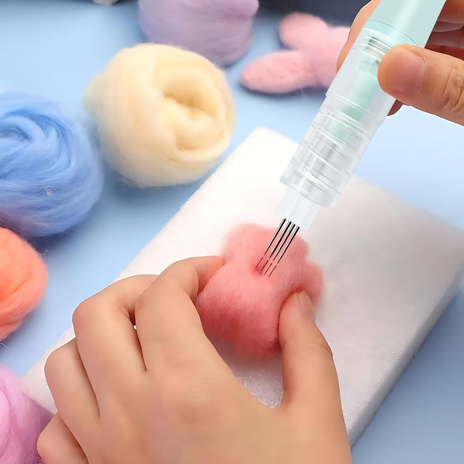 Electric Needle Felting Machine 5 Speed Multi Needle Wool Craft Tool