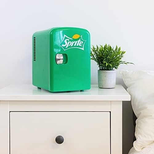4L Green Coca-Cola Mini Fridge Portable Cooler & Warmer AC/DC Tabletop