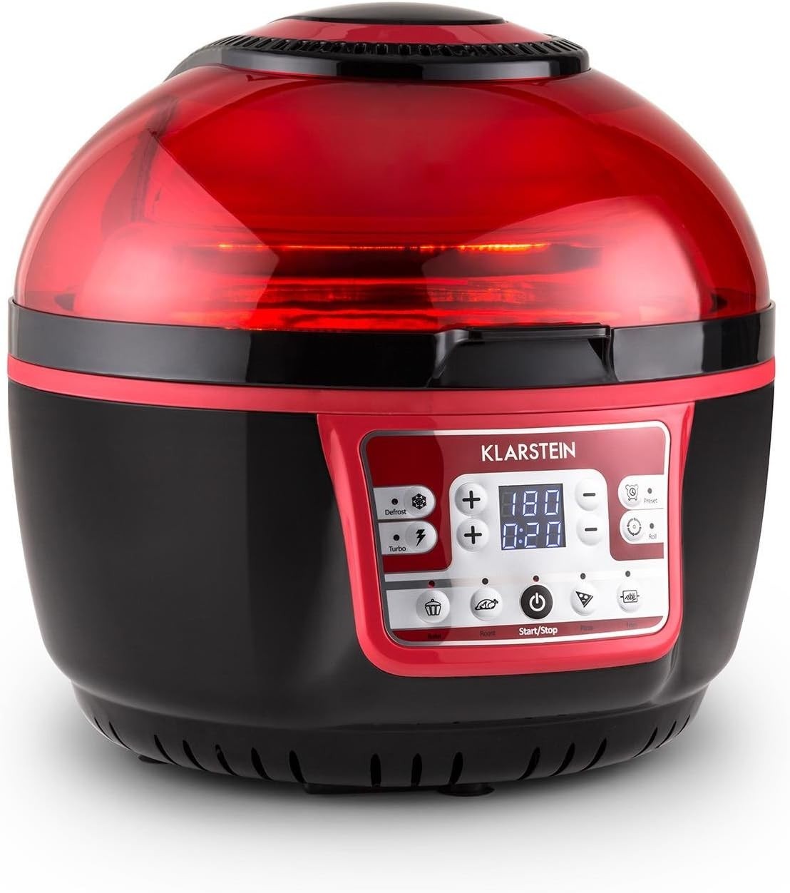 Turbo Hot Air Fryer Oven 9L Oil Free Infrared Heating 1400W Healthy Cooker