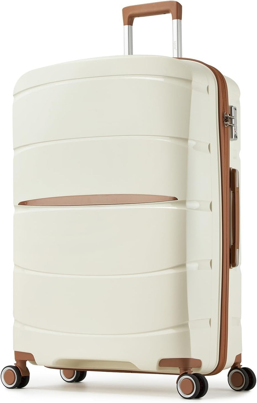 28” Large Lightweight Hard Shell Suitcase PP Spinner Wheels TSA Lock