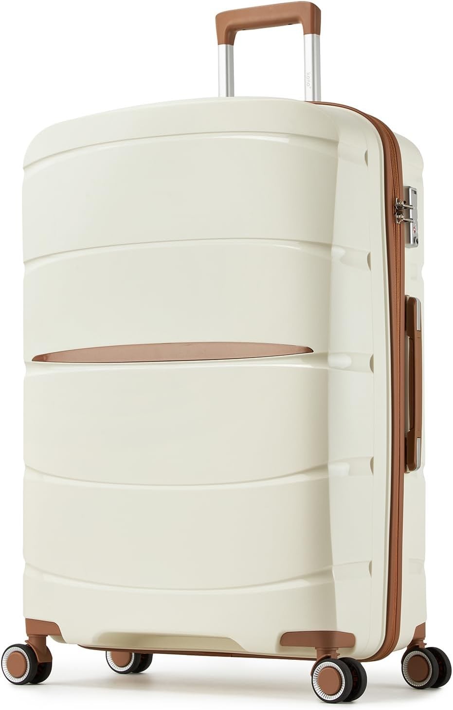 28” Large Lightweight Hard Shell Suitcase PP Spinner Wheels TSA Lock