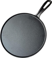 28 cm La Cuisine Pre-Seasoned Cast Iron Crepe & Roti Pan Induction Safe