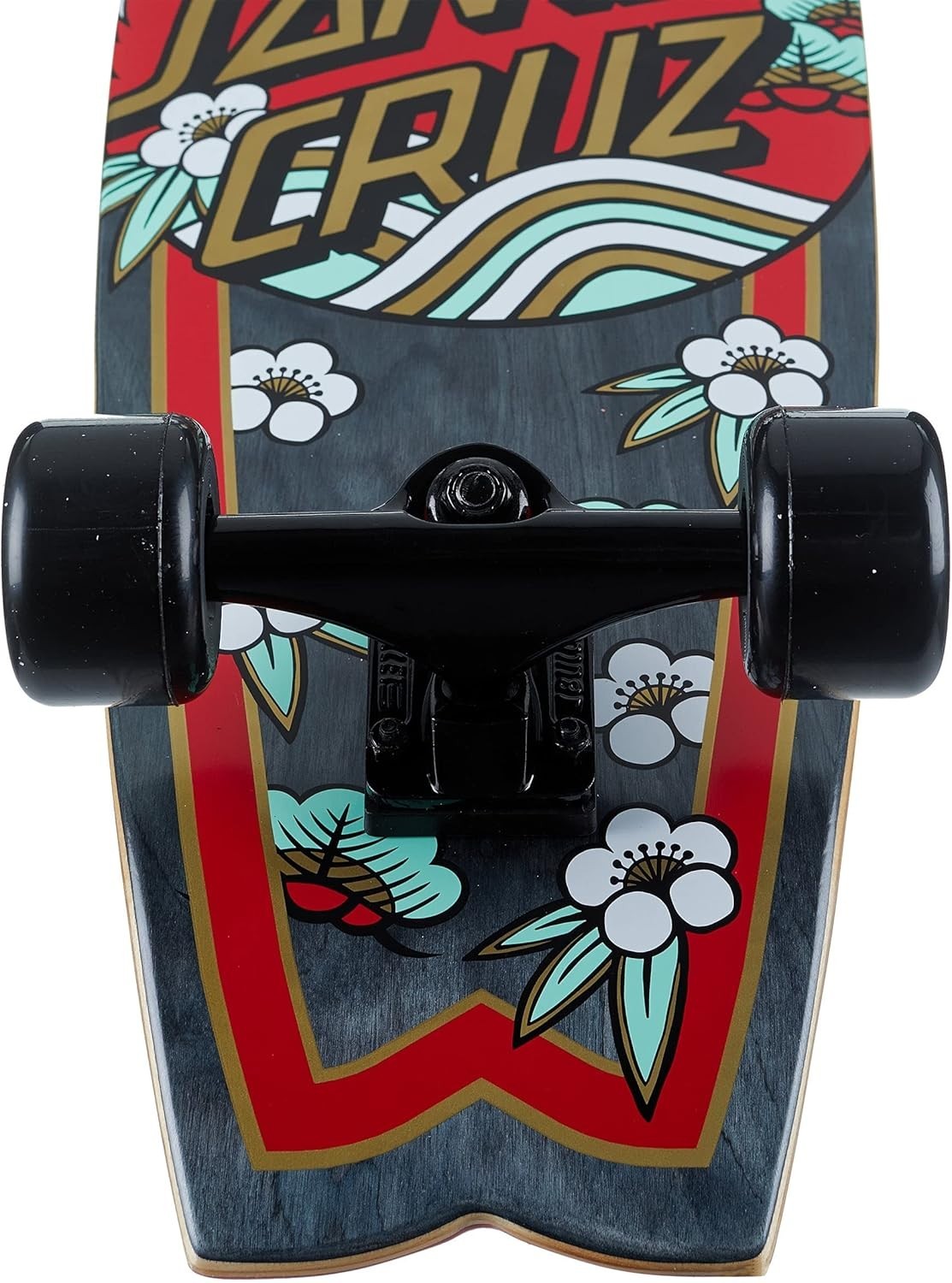 27.7in Cruiser Skateboard Complete Maple Deck Retro Surf Style