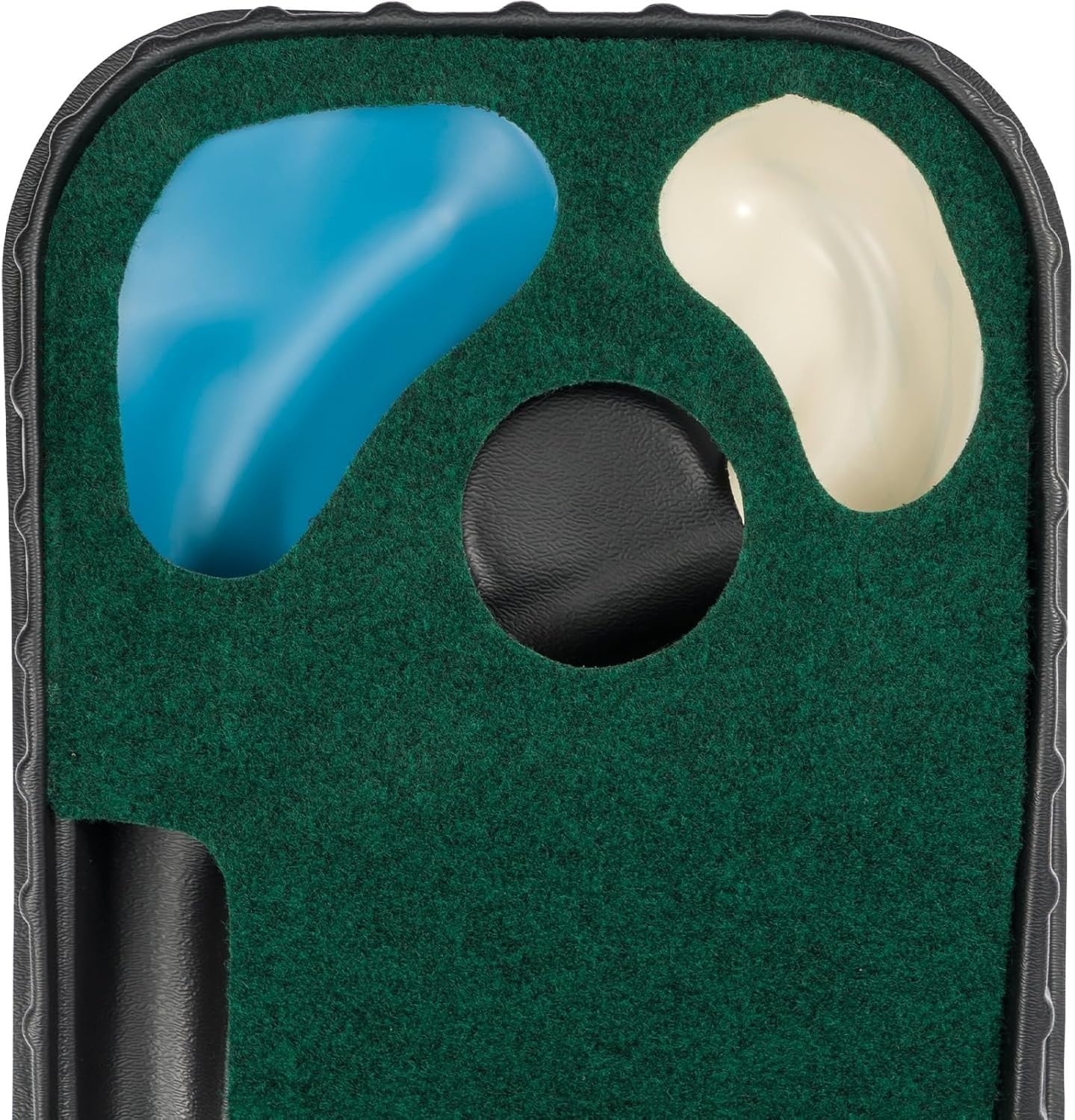 Golf Putting Mat Indoor Outdoor Training Set w/ Ball Return & Putting Cup
