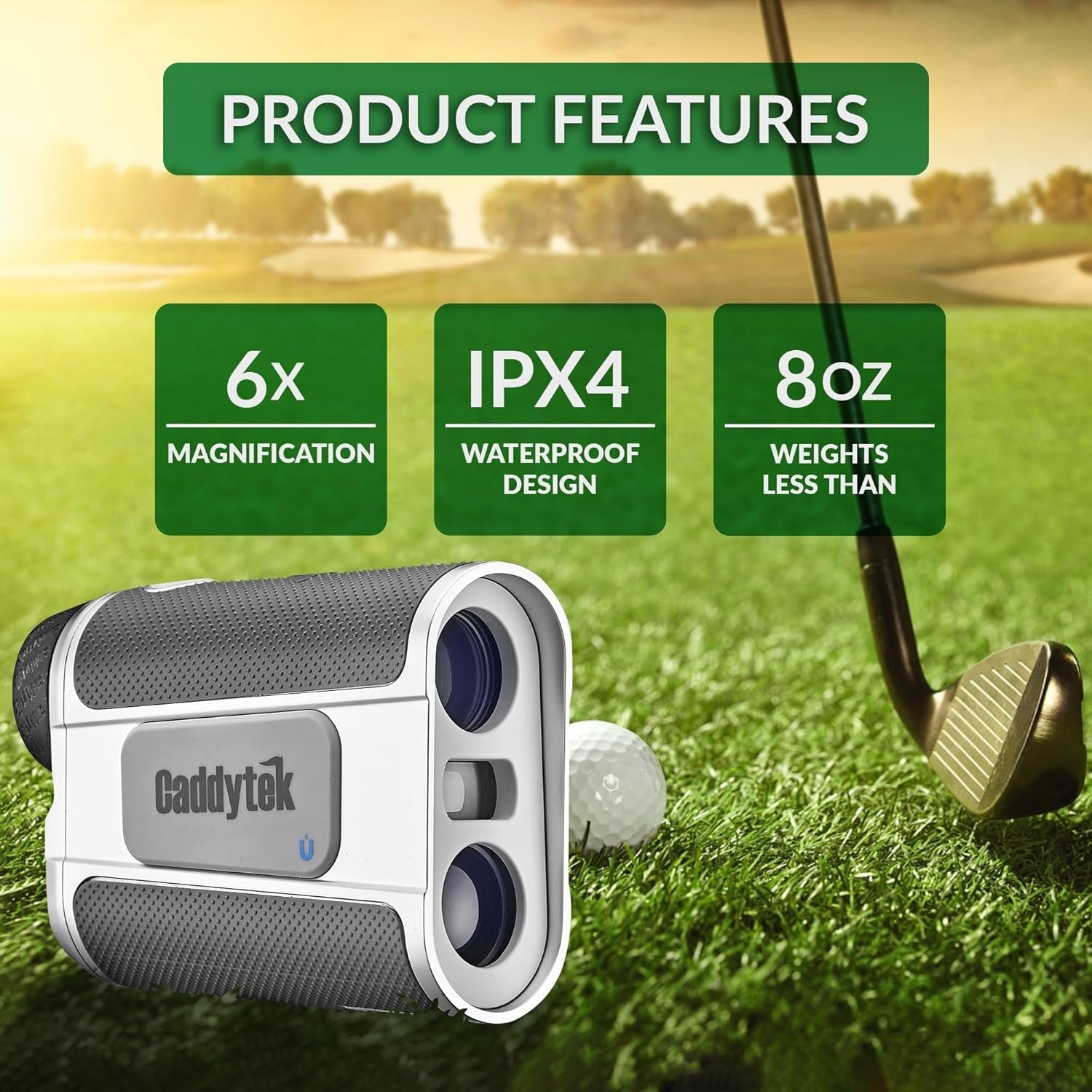 Golf Laser Rangefinder Slope Pin Lock Validation 800Y Magnet 6X