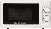 Hamilton Beach 20L Microwave 700W 5 Power Levels Manual White Stainless