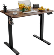 Electric Standing Desk Height Adjustable Sit Stand Home Office 90x60cm