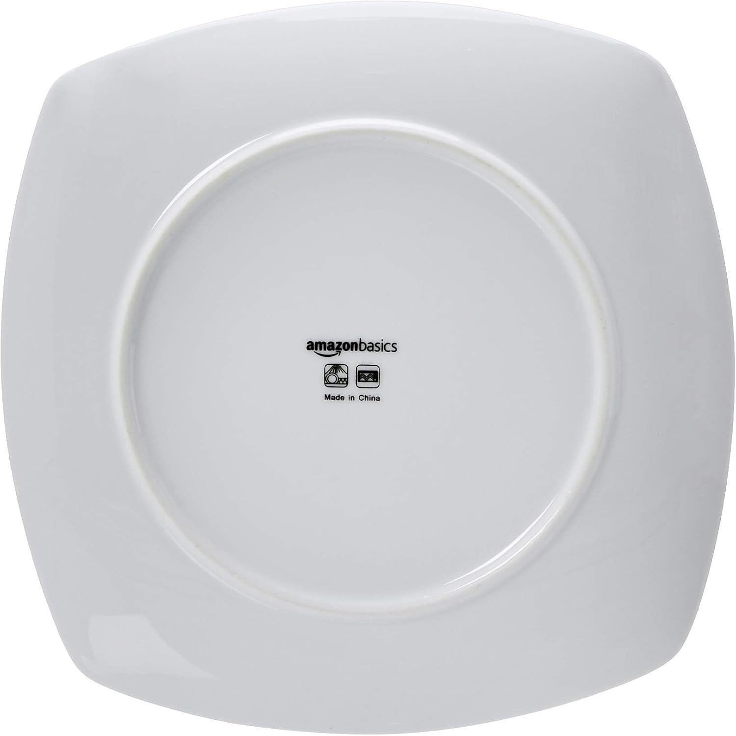 18pc Porcelain Dinnerware Set Modern Square Plates Bowls Microwave Safe