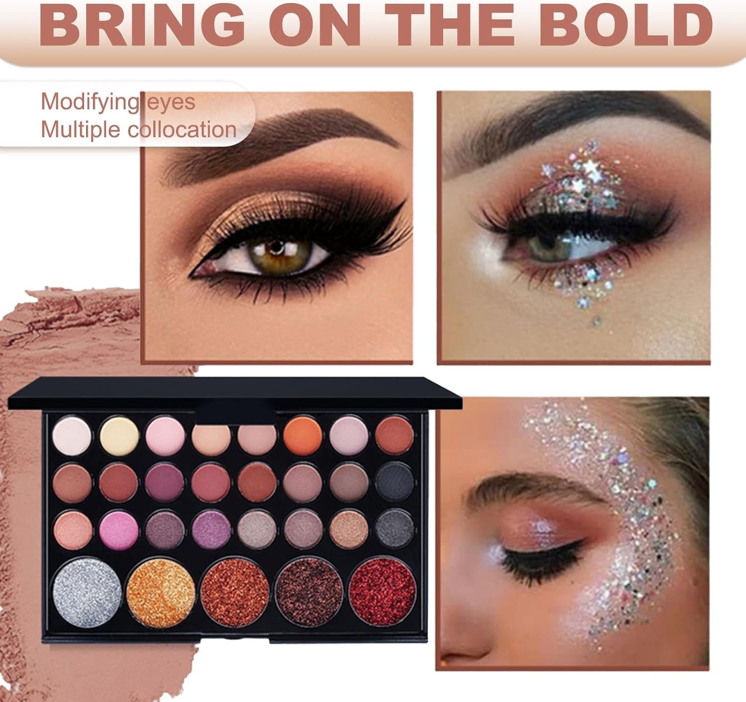 All In One Makeup Gift Set Eyeshadow Lipstick Blush Travel Kit