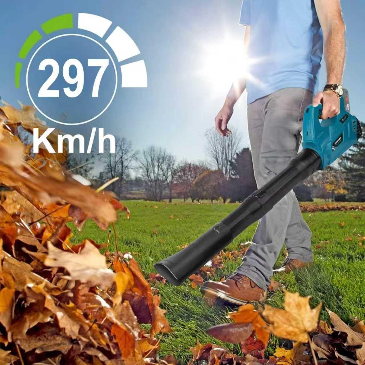 Cordless Leaf Blower 18V Battery Compatible Pro Power Lightweight Handheld