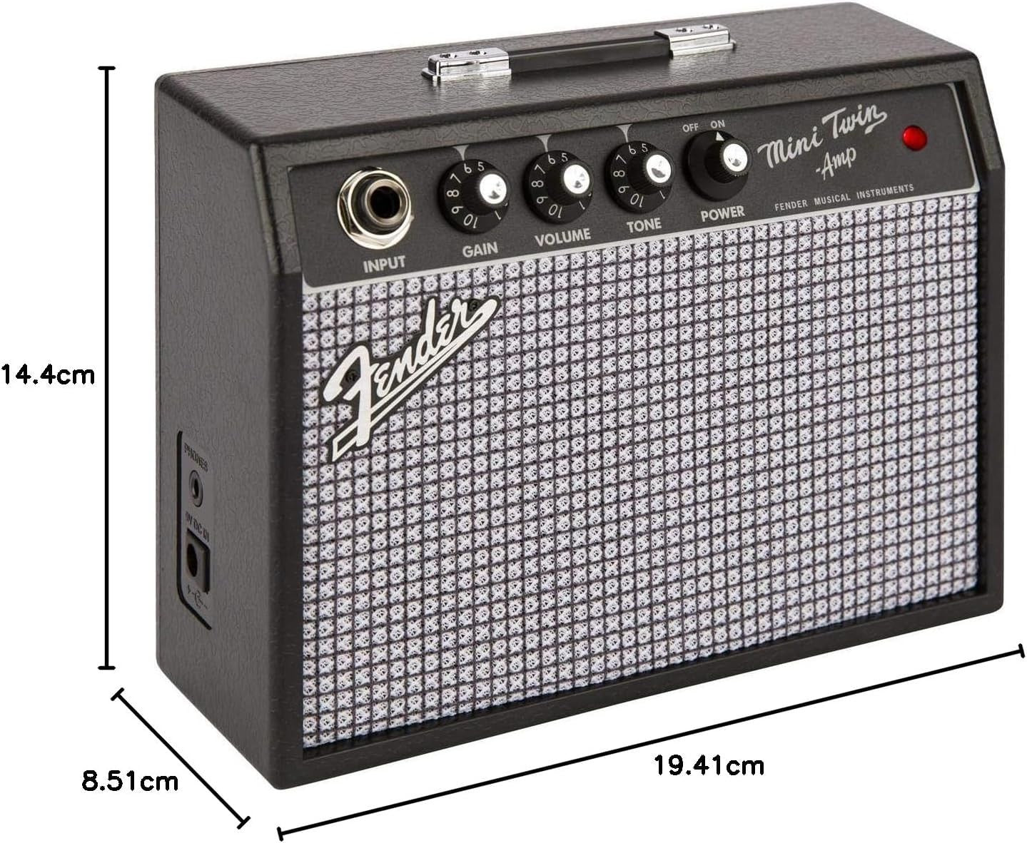 Mini '65 Twin Guitar Amp 1W Portable Battery-Powered Electric Amp