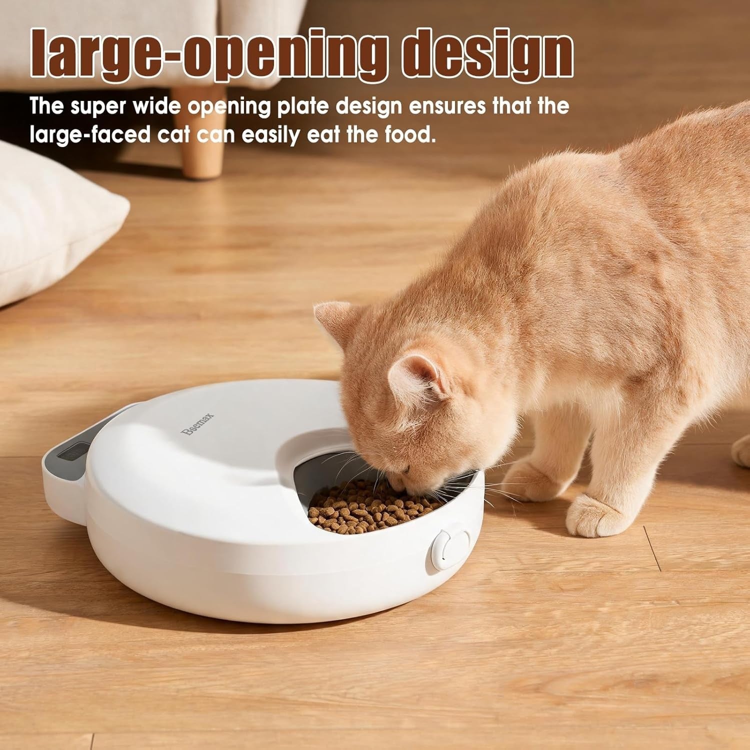 Automatic Wet Food Pet Feeder 4 Meal Timer Ice Pack Cat Dog Bowl