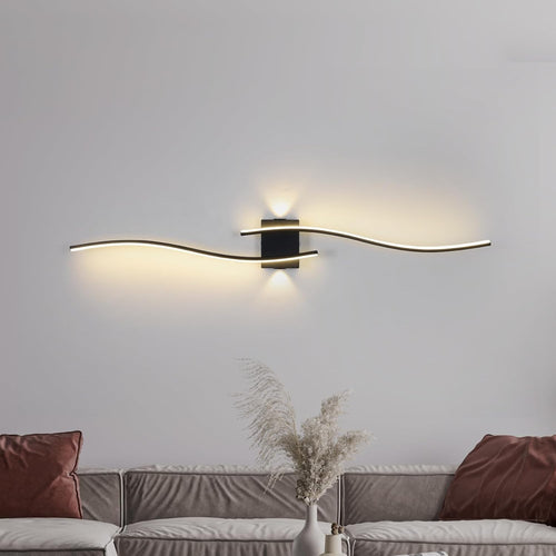 Modern LED Wall Light Acrylic Bar Sconce | Warm White 120CM | Bedroom & Hallway