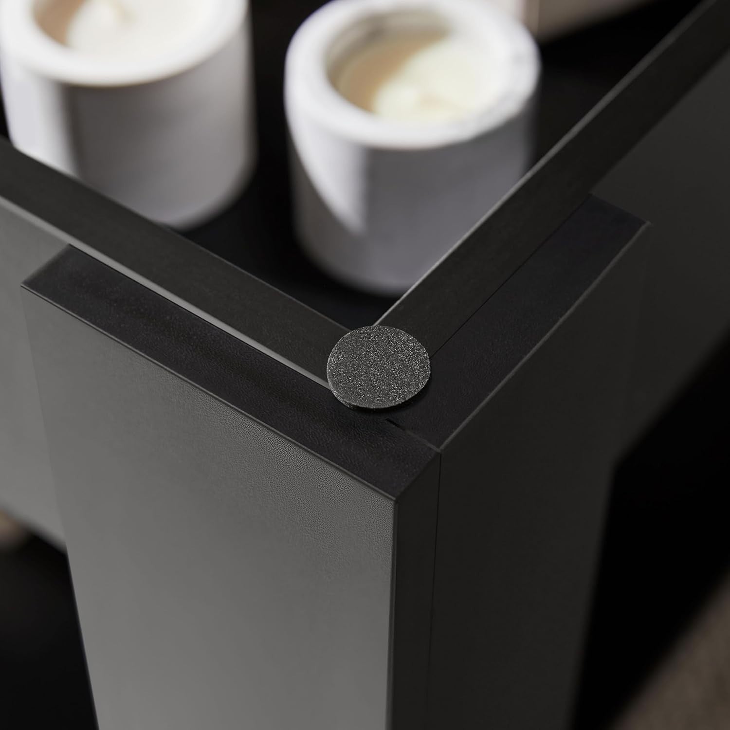 Lift Top Coffee Table Adjustable Height Hidden Storage Shelf Black 120x60cm