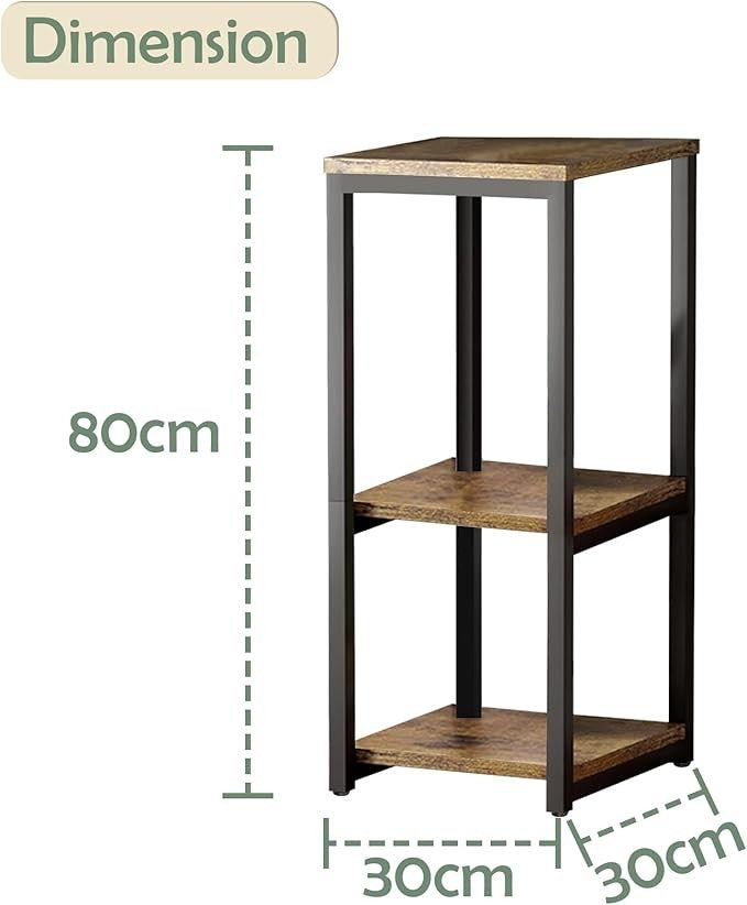 8 Tier Tall Metal Plant Stand with LED Grow Lights Indoor Multi Pot Shelf
