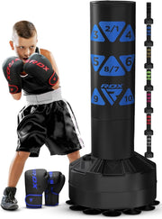 Kids Free Standing Kickboxing Punch Bag 4FT Heavy Duty Set