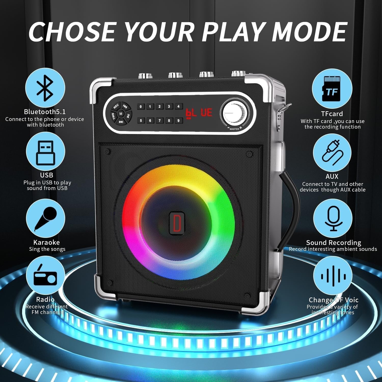 Chinese Karaoke Machine 15.6" Touchscreen, Cloud Songs,