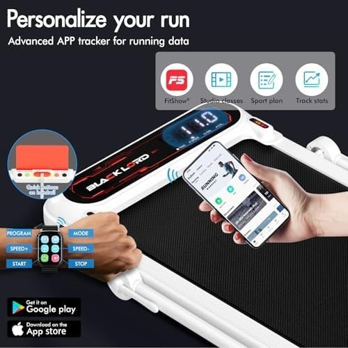 Foldable Home Walking Treadmill 3HP Under Desk Jogging Running Machine