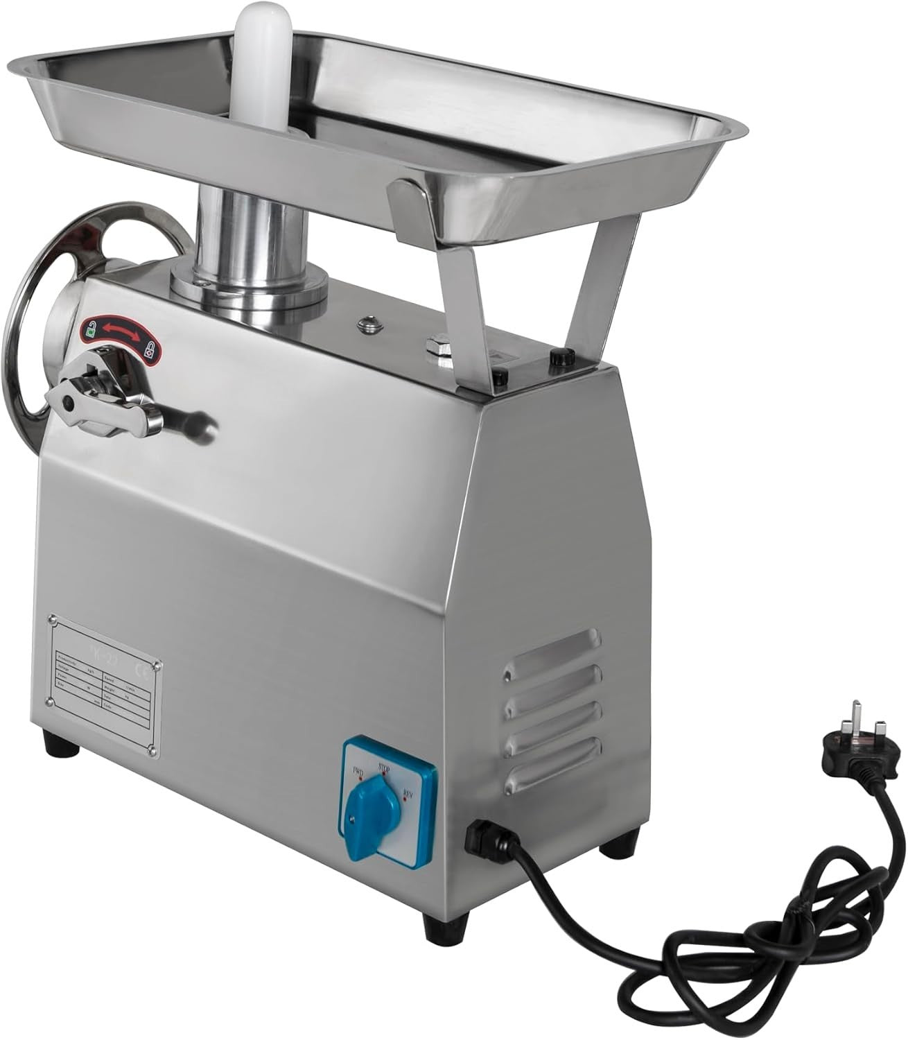 2200W Commercial Meat Grinder 350kg/Hr Stainless Steel Mincer