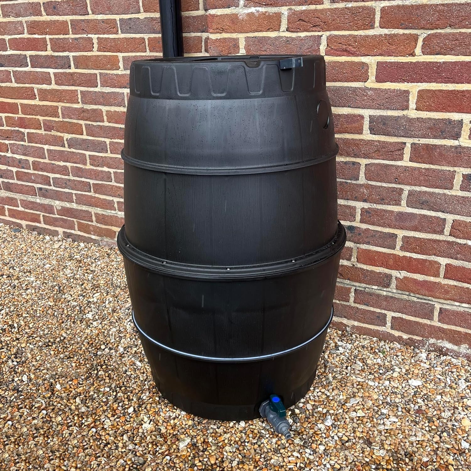 170L Garden Water Butt Barrel with Tap & Lid Rainwater Collector