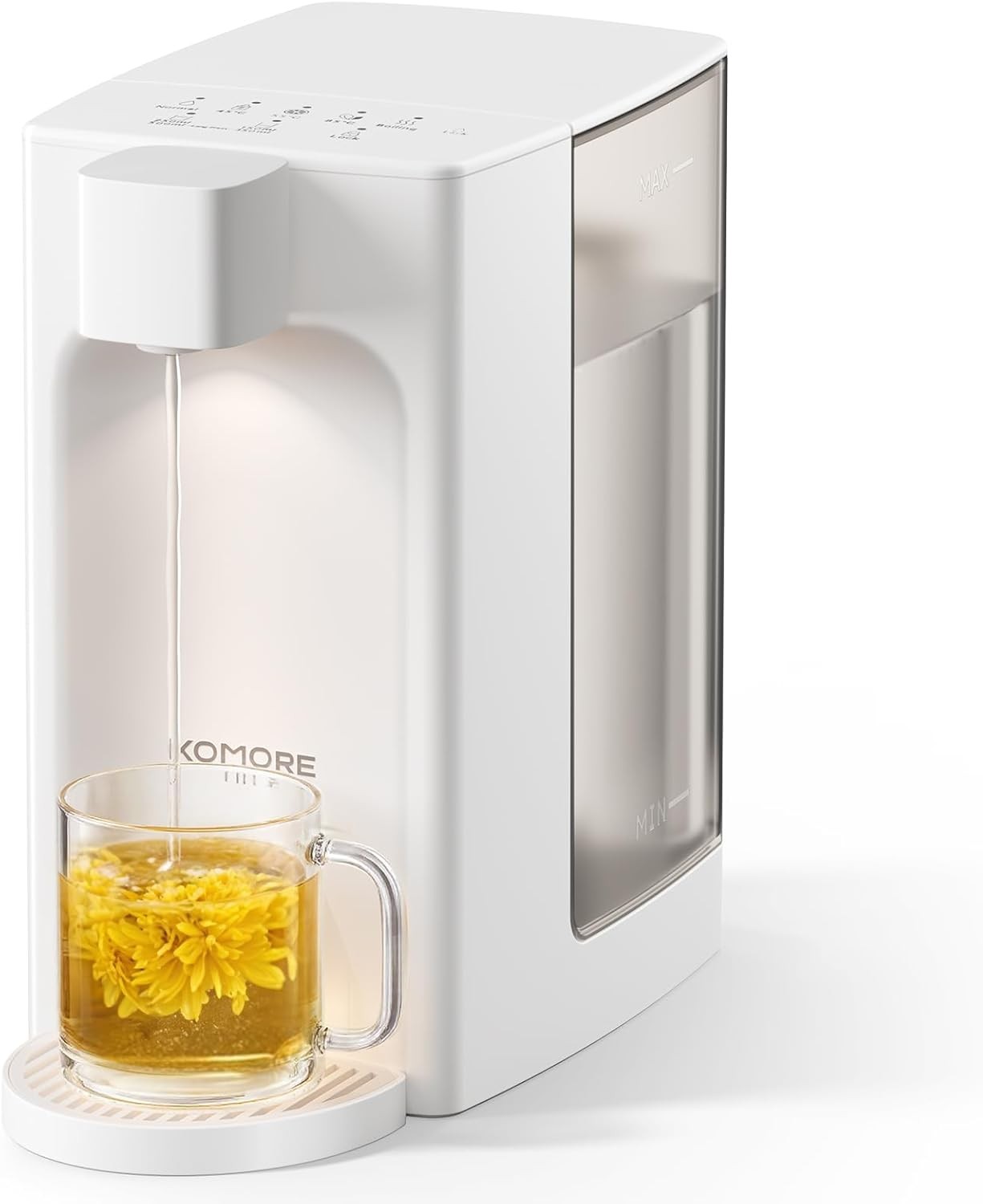 Instant Hot Water Dispenser 3L | Fast Boil Touch Presets LED Night Light