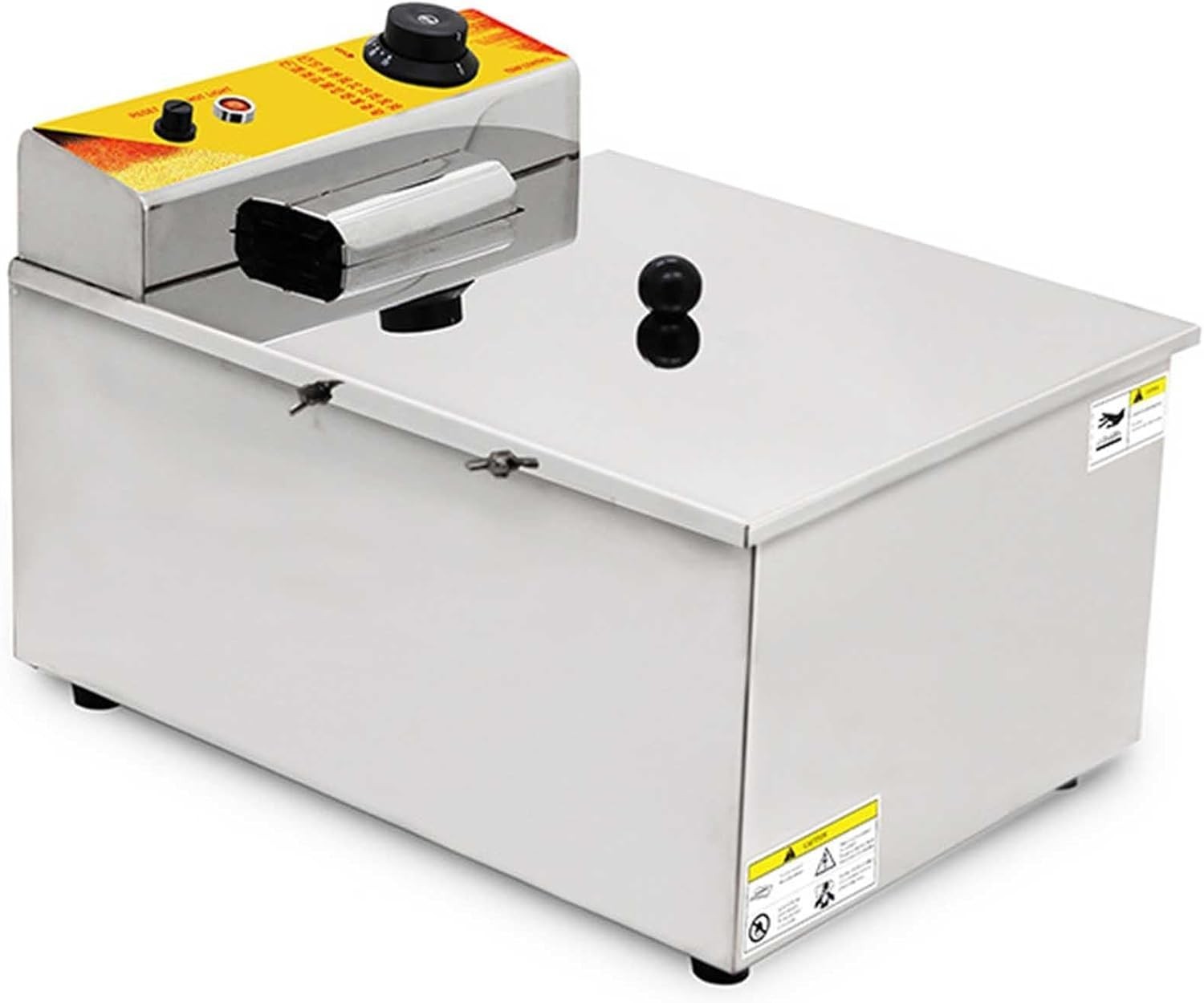 1900W Commercial Corn Dog Deep Fryer 12L Electric Stainless Steel