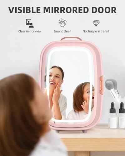 15L Mini Fridge & Warmer | Portable Low-Noise Skincare & Drinks Cooler