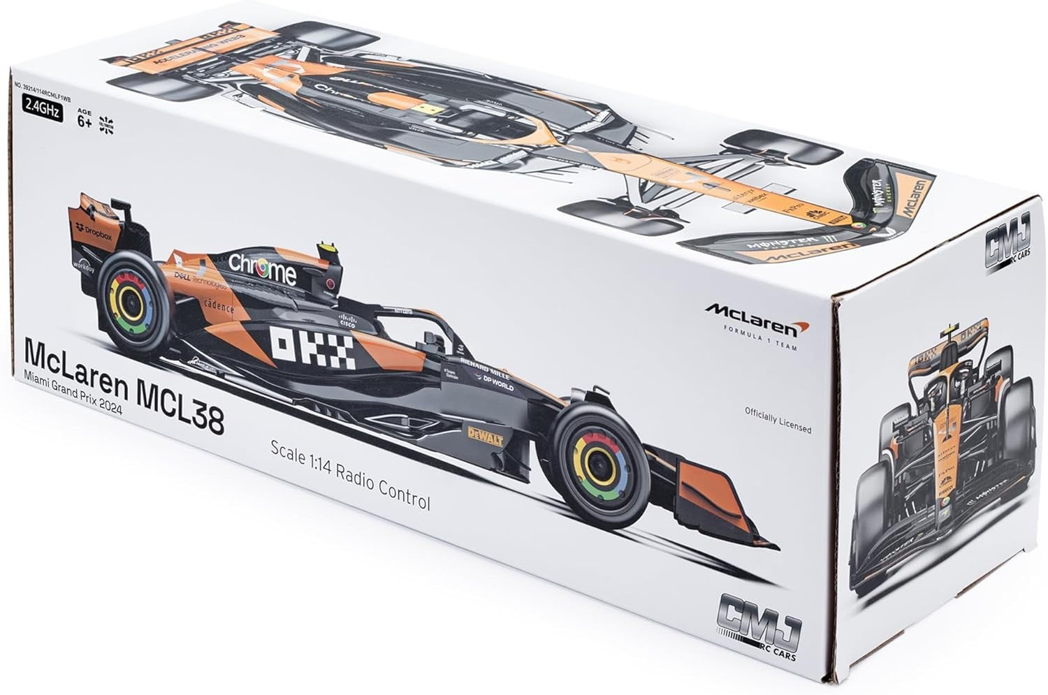 RC Car 1:14 – Official Licensed 2.4GHz Racing Toy with Rechargeable Battery