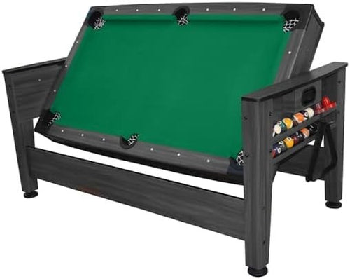 6FT 2 in 1 Pool Table Air Hockey Flip Top Arcade Game Indoor