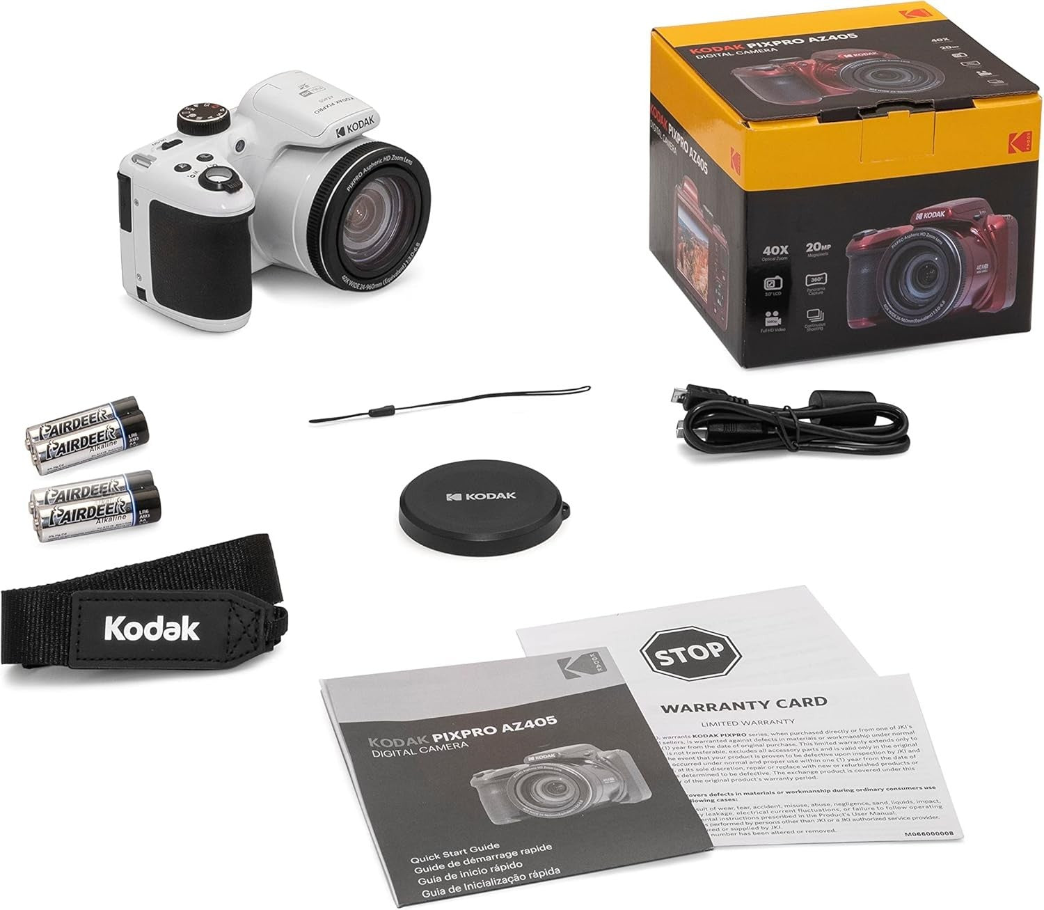 20MP Digital Bridge Camera 40X Zoom Wide Angle Full HD 1080P LCD