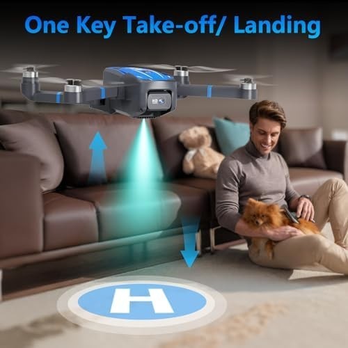 4K Drone with Dual Camera & Brushless Motors – Foldable FPV Quadcopter