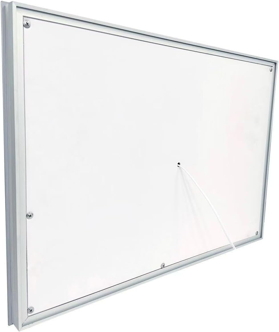 LED Bathroom Mirror 45x60cm Anti-Fog Lighted Wall Vanity Demister