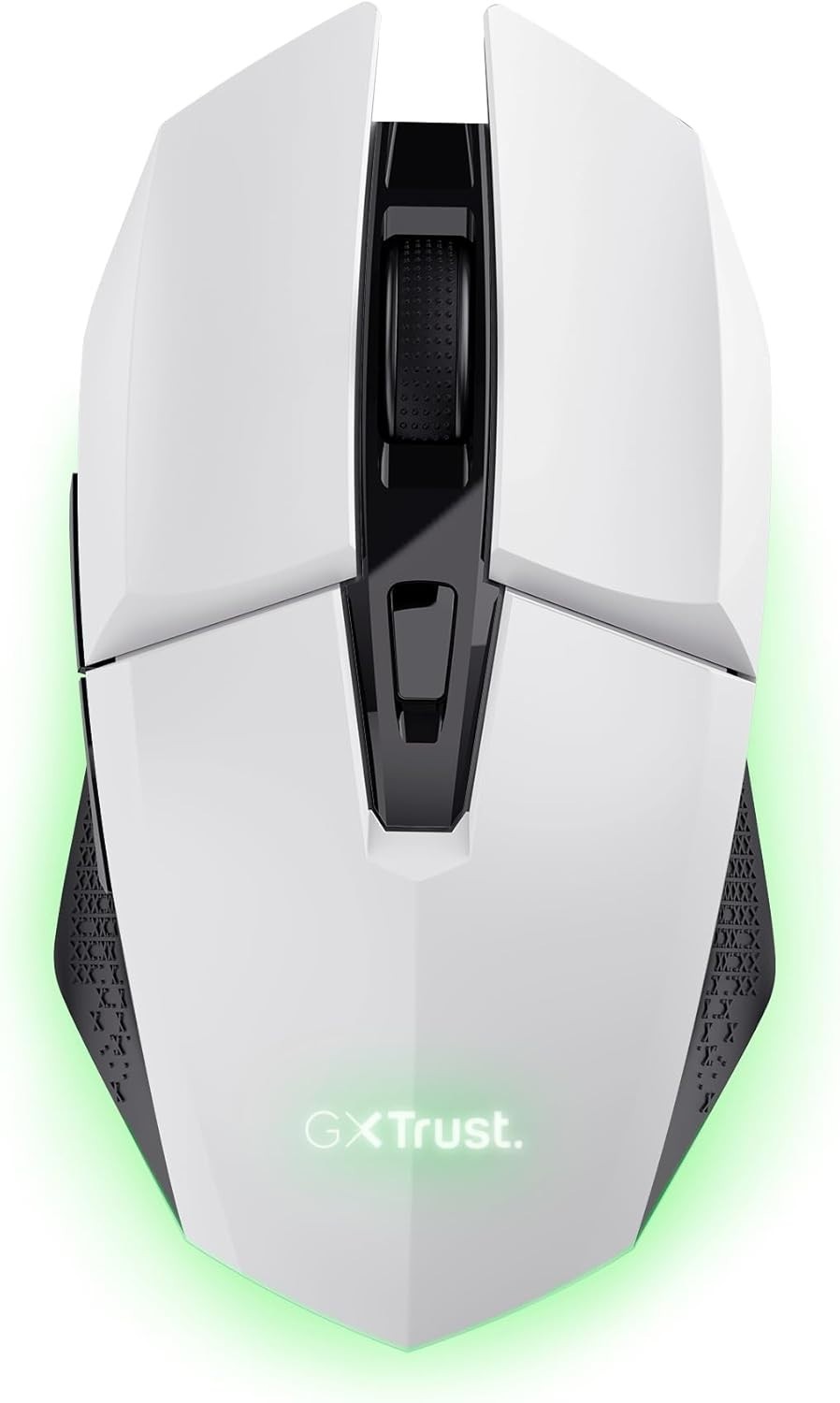 Wireless RGB Gaming Mouse Rechargeable 4800 DPI 6 Button White