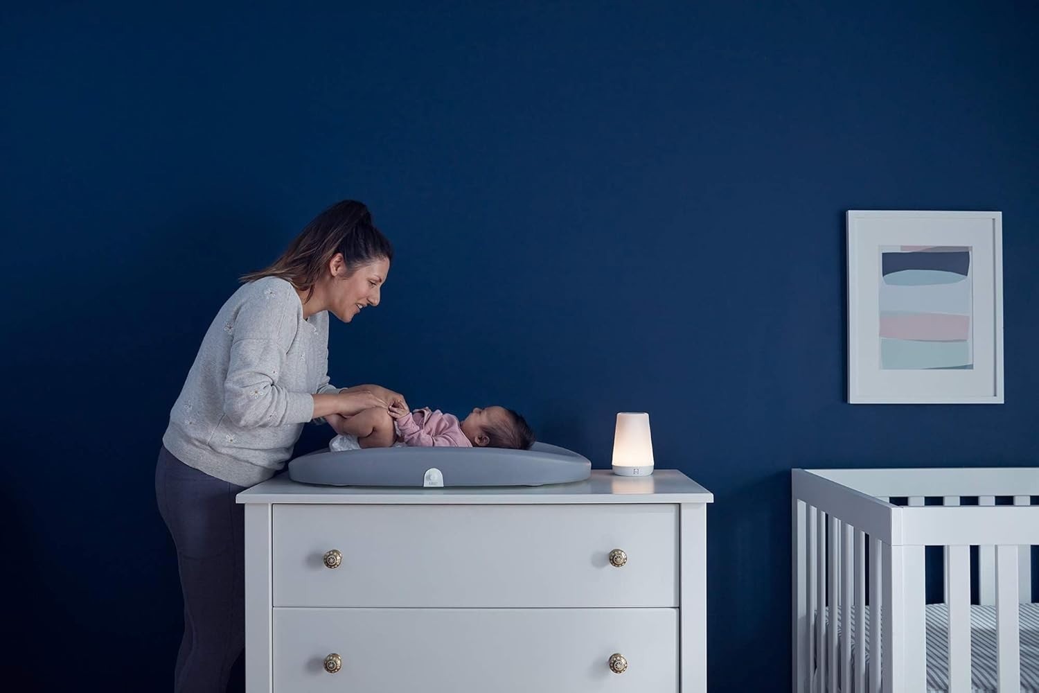 White Noise Baby Sound Machine & Night Light – Timer, App-Control, UK