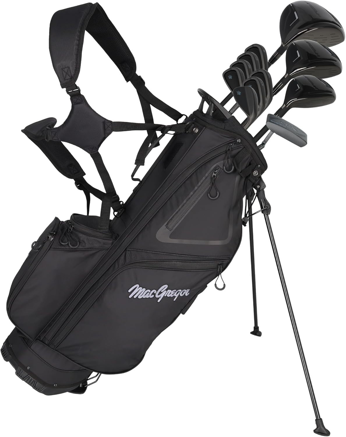 Mens Right Hand Golf Club Set Driver Fairway Hybrid Irons Wedge