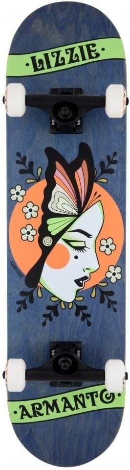 Armanto Butterfly Stage 3 Complete Skateboard 8" Blue Adult Deck
