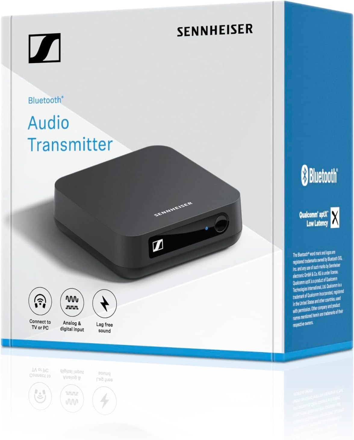 Bluetooth Audio Transmitter aptX Low Latency Optical & 3.5mm Inputs HiFi Home