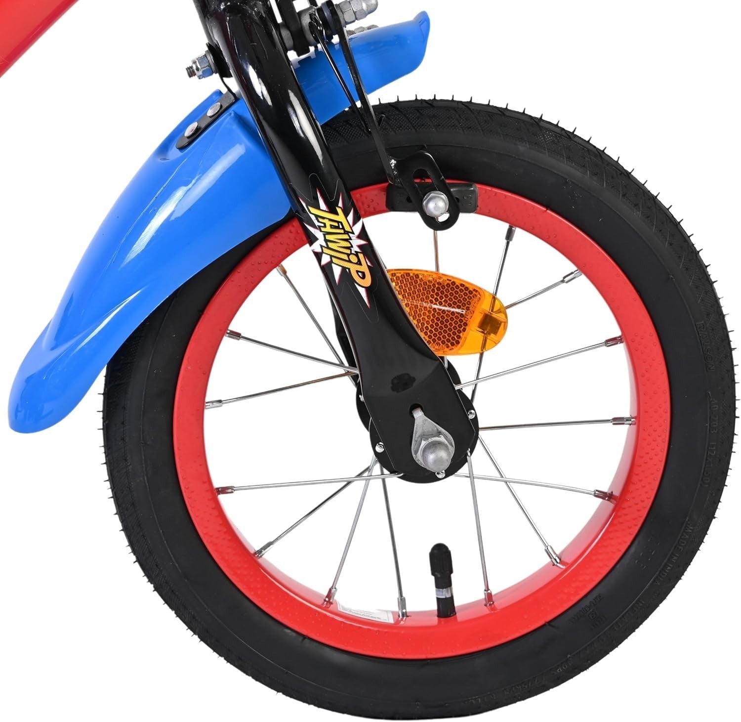 12 Inch Kids Bike with Stabilisers Dual Hand Brakes Age 3-4 Bicycle